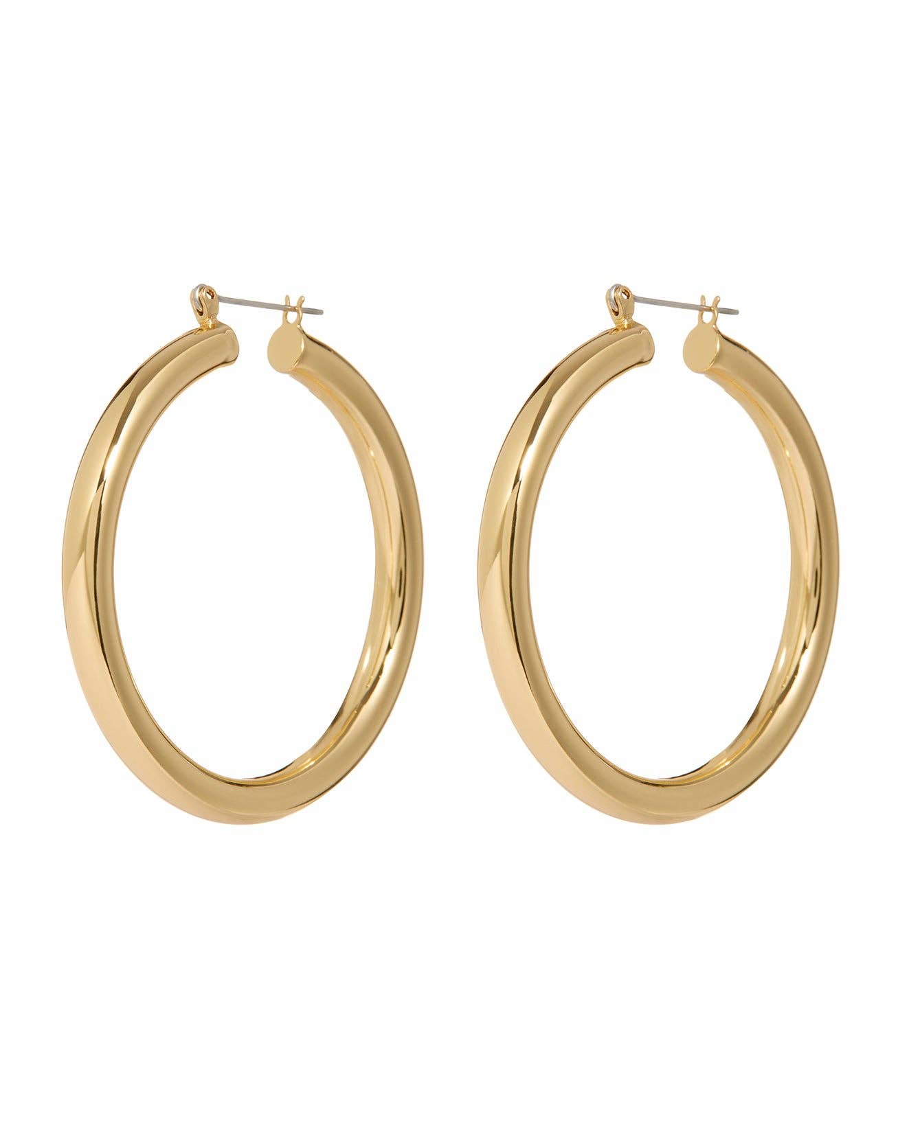 Amalfi Tube Hoops- Gold