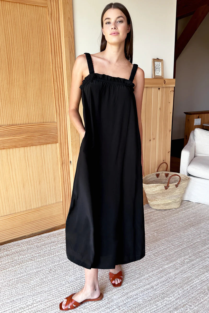 Ophelia Maxi Dress in Black