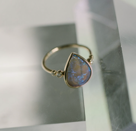 Teardrop Cloud Ring