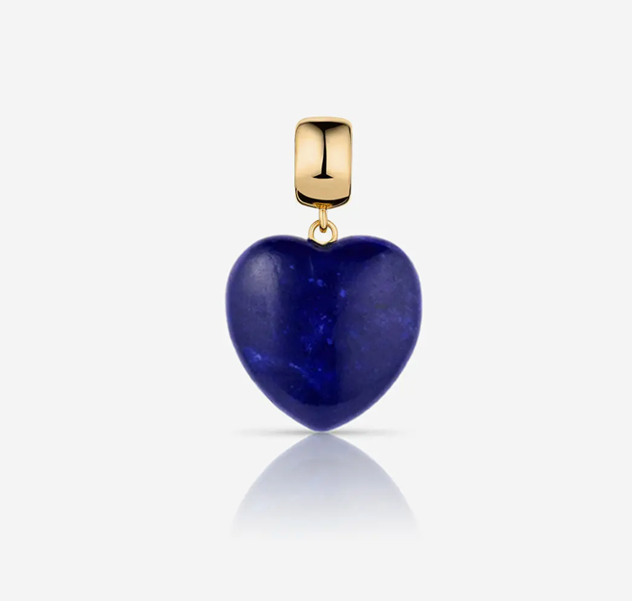 Gemma Lapis Heart Bail Charm