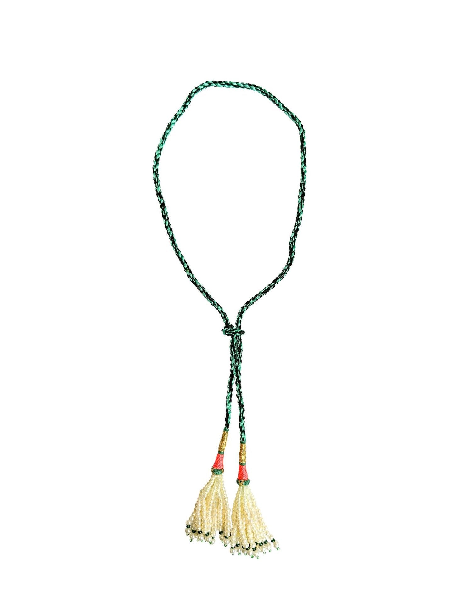 Collier Cravate in Vert