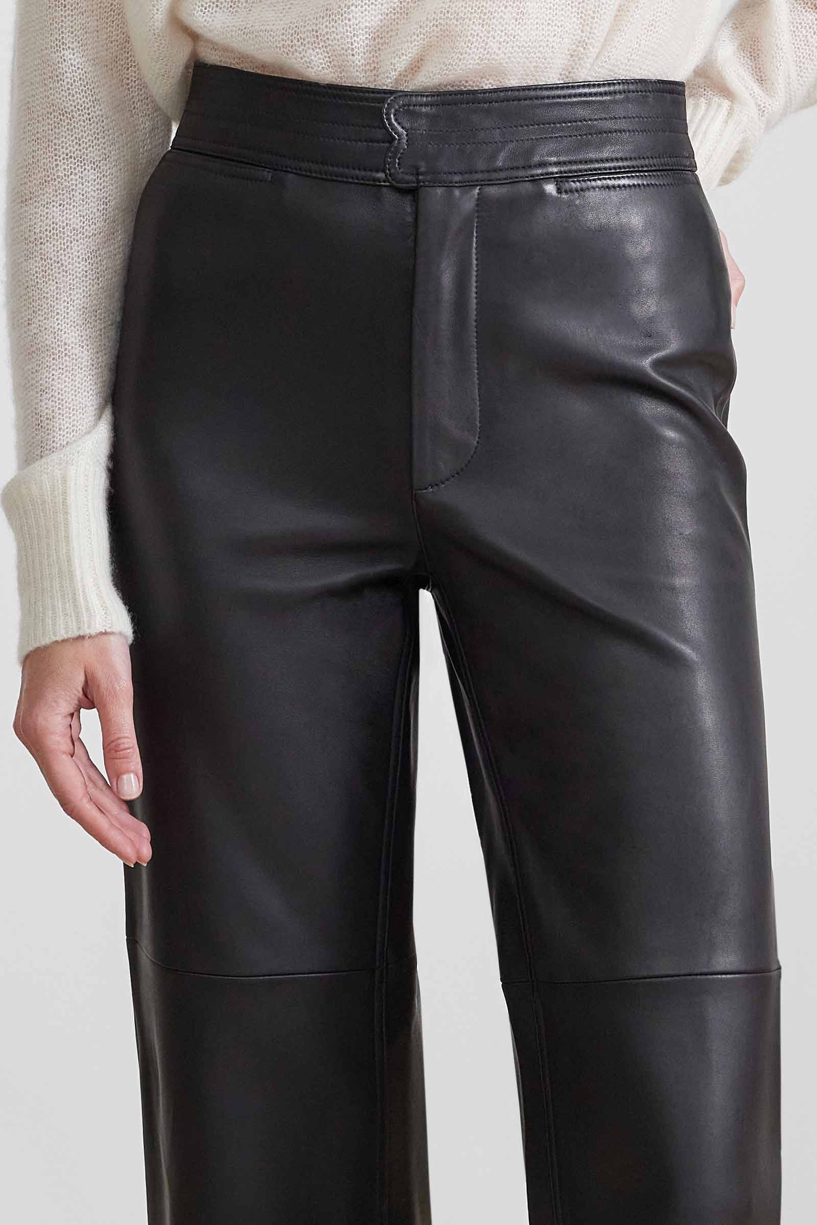 Monterey Leather Pant in Black