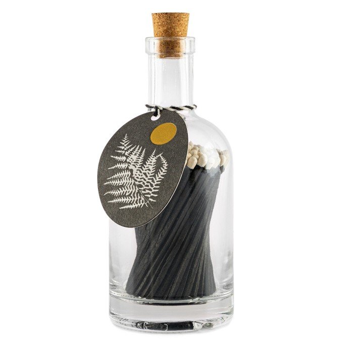 Matches Bottle - Black Fern